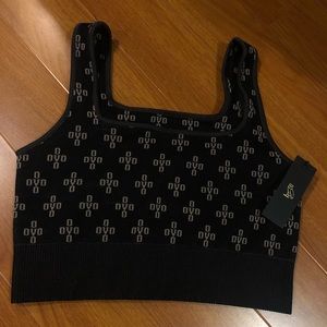 Ovo Rib Knit Monogram Tank Top